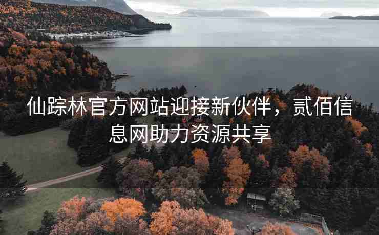 仙踪林官方网站迎接新伙伴，贰佰信息网助力资源共享